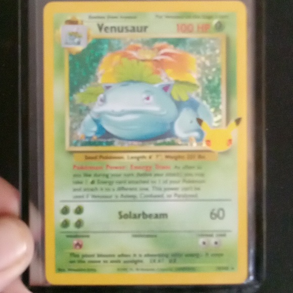 POKÉMON"Venusaur"HOLOgraphic card#15/102 CeLeBrAtIoNs set! - Picture 2 of 6